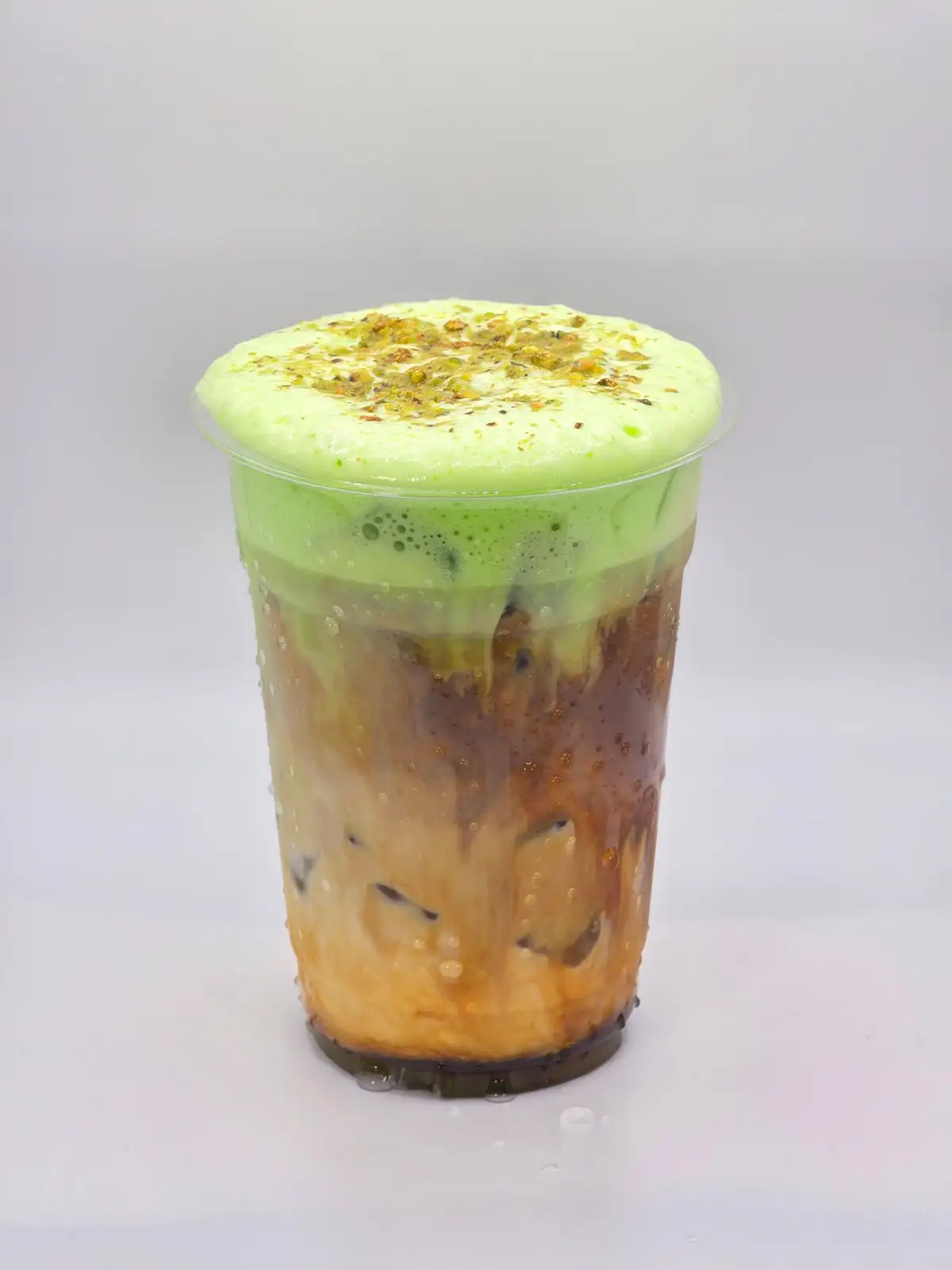 Iced Pistachio Latte (Cold Foam Included)